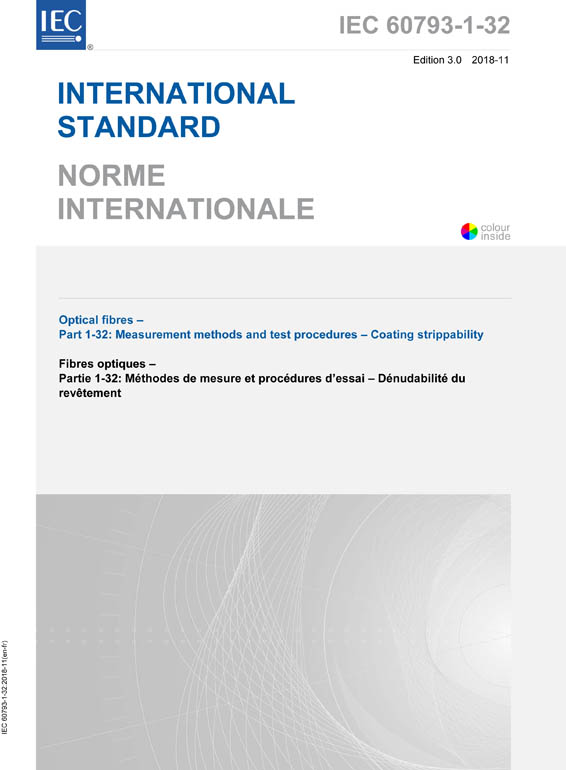 Cover IEC 60793-1-32:2018